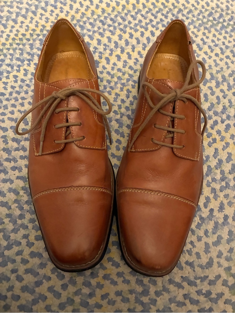 Classic Men's sz11 Sandro Moscolini Leather Cap-Toe Oxford Shoes